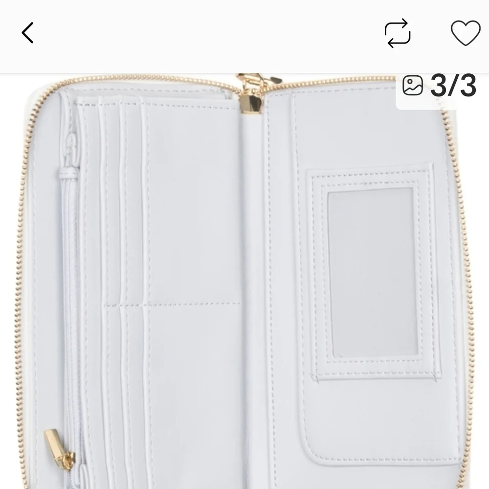 Betsey Johnson White Floral Clutch Nwt - Picture 4 of 4